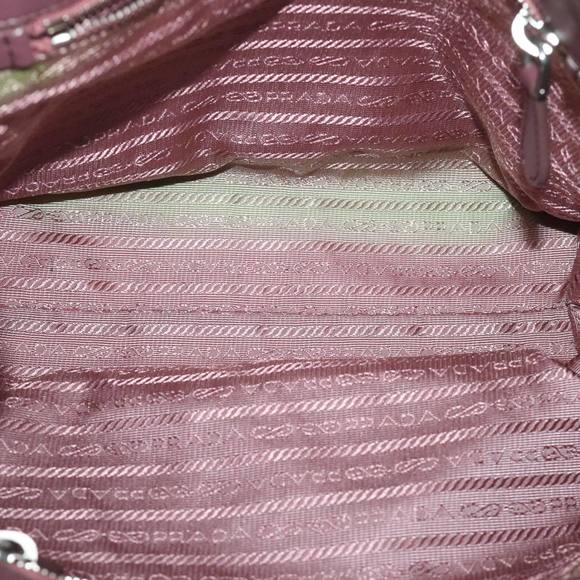 PRADA Hand Bag Nylon Pink Auth am5092 - Picture 11 of 16